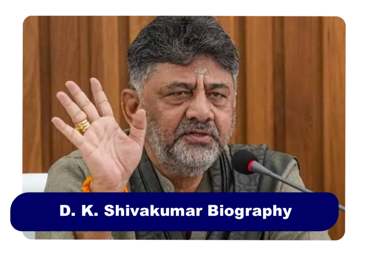 D. K. Shivakumar Biography